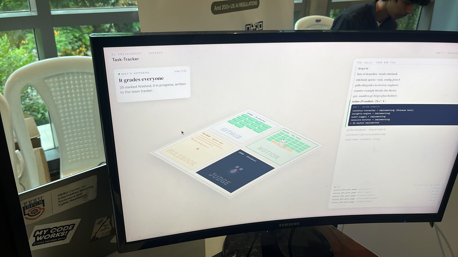 RL sandbox task tracker built by PES students